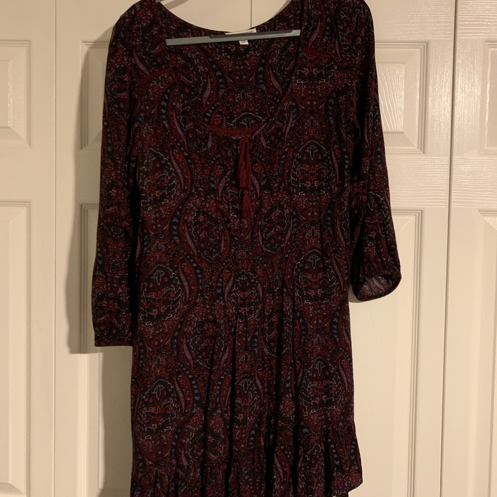 American Eagle paisley pattern dress